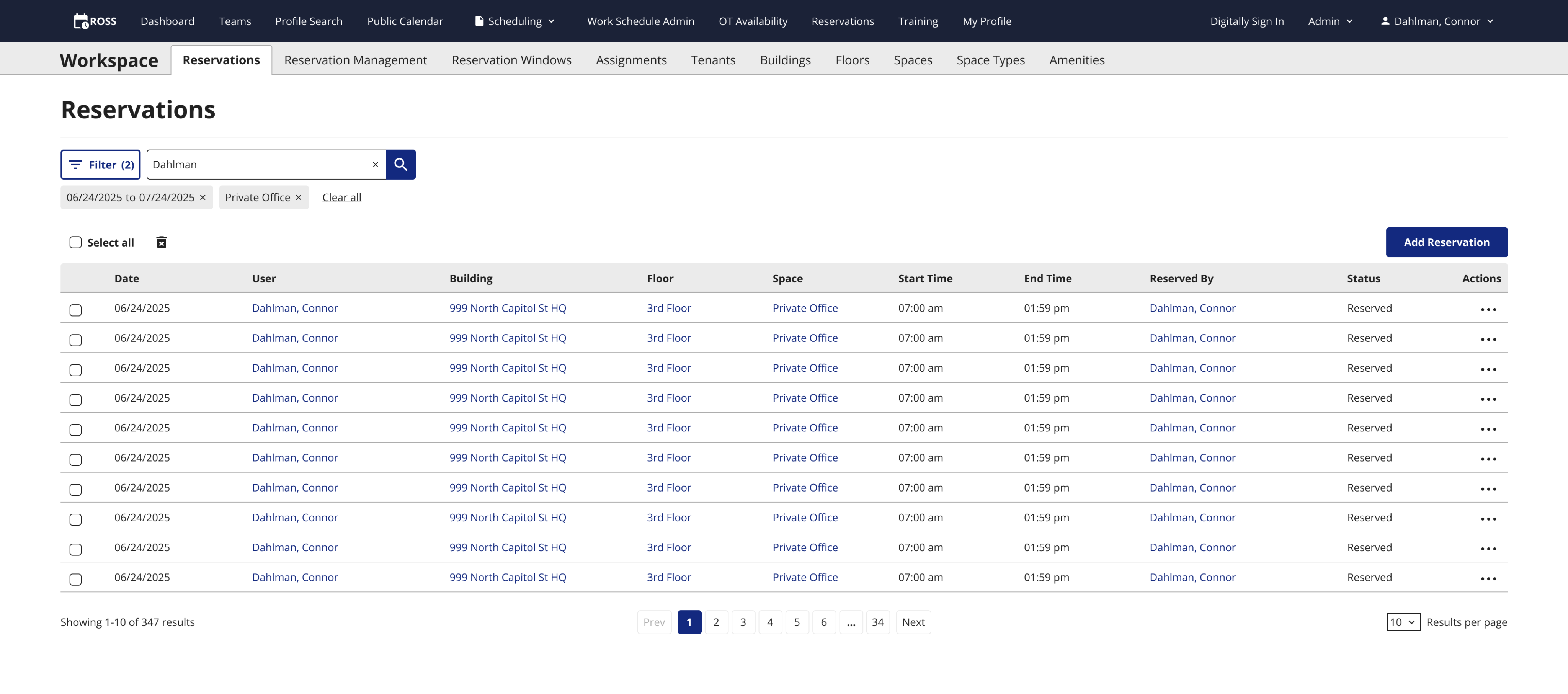 I updated the filter design. I removed the filter options, moved the name search filter to be next to the filter button, and the chosen filters still show below the filter button and text field.